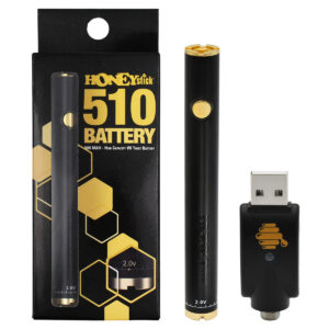 HoneyStick ‚VV Twist‘ 510 Battery Black Gold