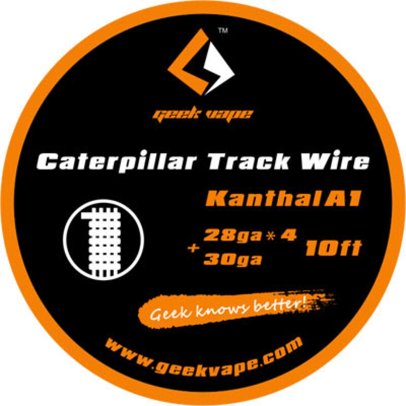 Geek Vape Caterpillar Track KA1 28ga x 4 + 30ga 3m
