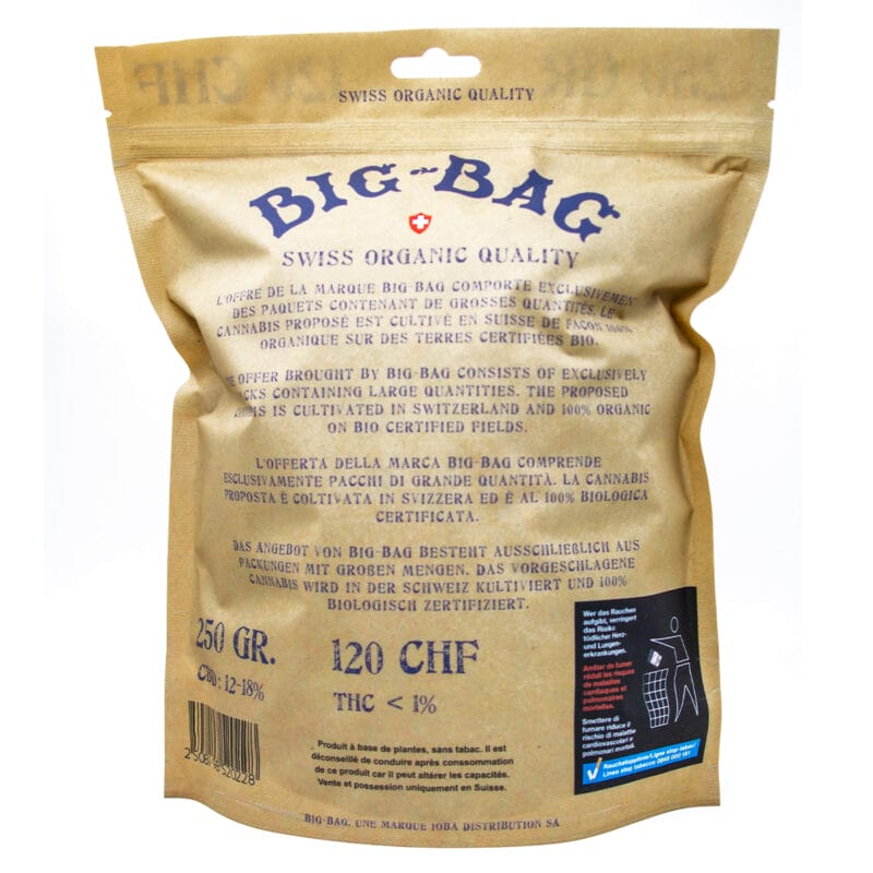 Big Bag Organic Quality CBD 250gr