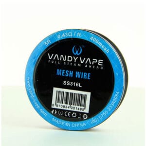 Vandy Vape Bobine Mesh Wire SS316L-400 0.43Ohm