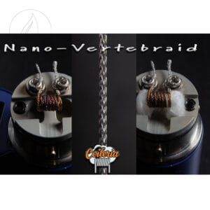 Coileria Nano Verte-Braid, Edelstahl 0.45Ohm