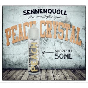 Sennenquöll Glacier Water Peach Crystal Shortfill 50ml