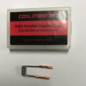 Coil Master Ni80 Parallel Clapton Coils 5stk 0.3 Ohm