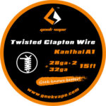 Geek Vape Twisted Clapton Wire KA1 28ga x 2 + 32ga 5m 2.74Ohm