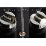 Coileria 7 Loop Celtic Braid Edelstahl Coils 0.32Ohm