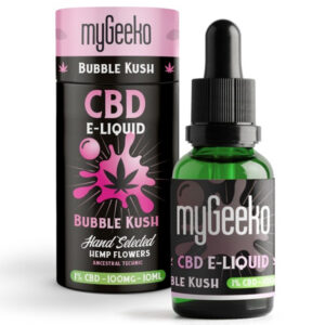 myGeeko CBD E-Liquid Bubble Kush 10ml 100mg 1%