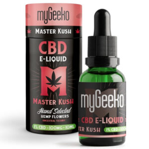 myGeeko CBD E-Liquid Master Kush 10ml 100mg 1%