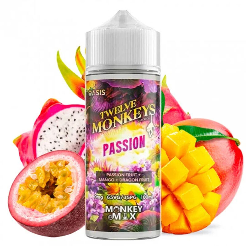 Twelve Monkeys Passion 100ml Shortfill