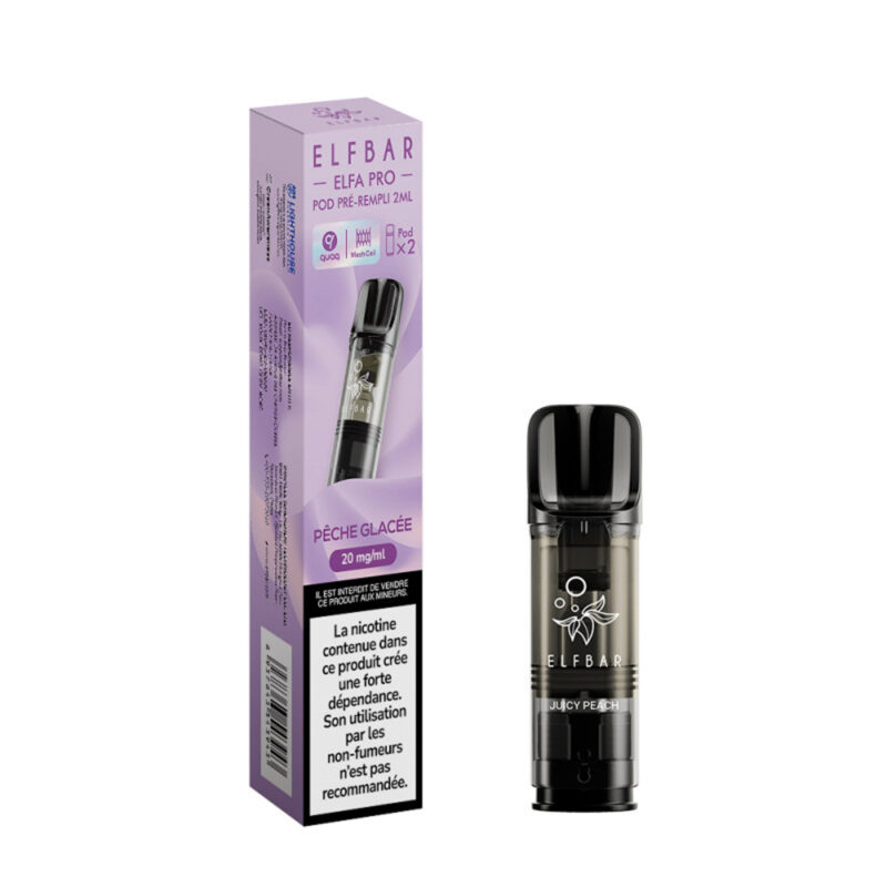 Elf Bar ELFA Pro Prefilled Pod (2 x 2ml) Peach Ice