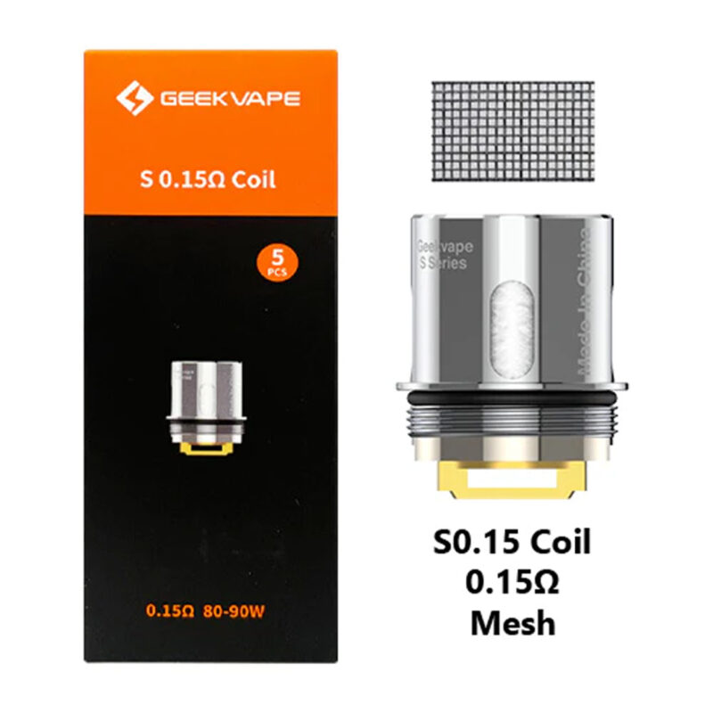 Geek Vape S Coil Mesh 0.15Ohm 80-90W 5pcs