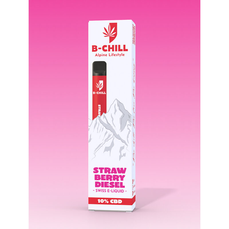 B-Chill Strawberry Diesel Vapepen 10% CBD 2ml