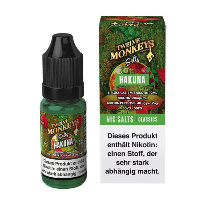 Twelve Monkeys Hakuna Nic Salt 10ml