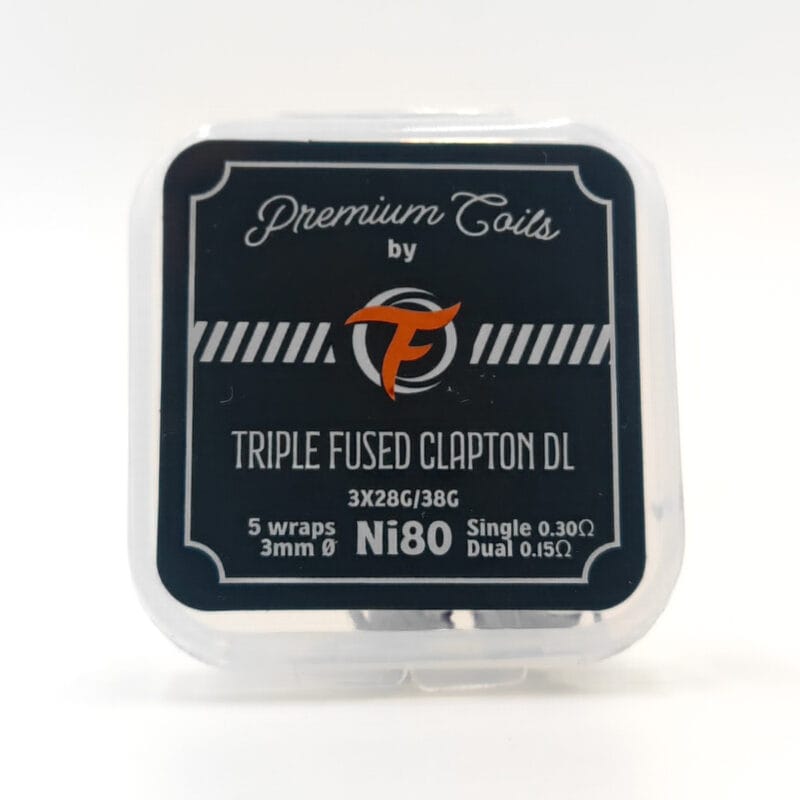 Premium Coils by F Triple Fused Clapton DL 3 x 28G/38G