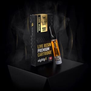 Eighty8 Live Resin Cartridge Bubba Kush 1ml