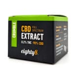 eighty8 CBD Extract Crumble Full Spectrum 0.2% THC 90% CBD 1g