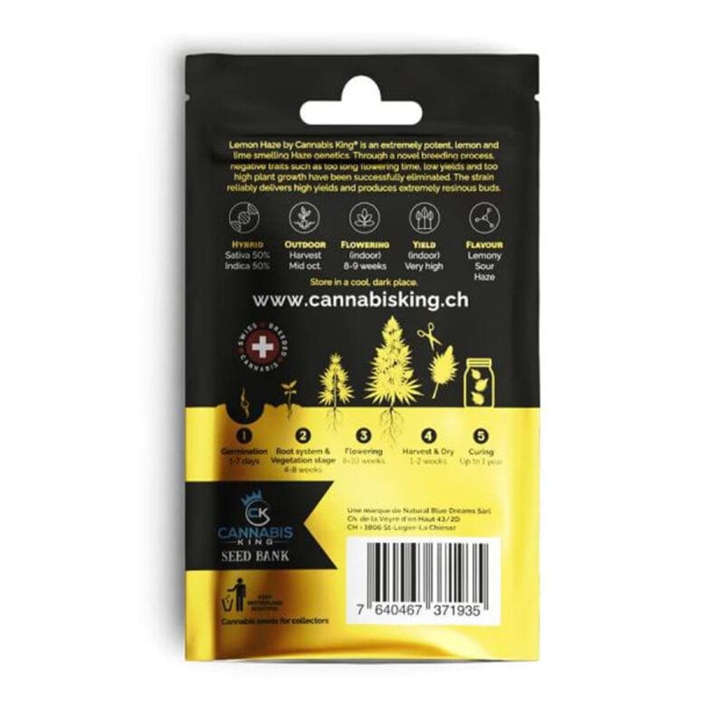 Cannabis King Lemon Haze Seeds 3pcs